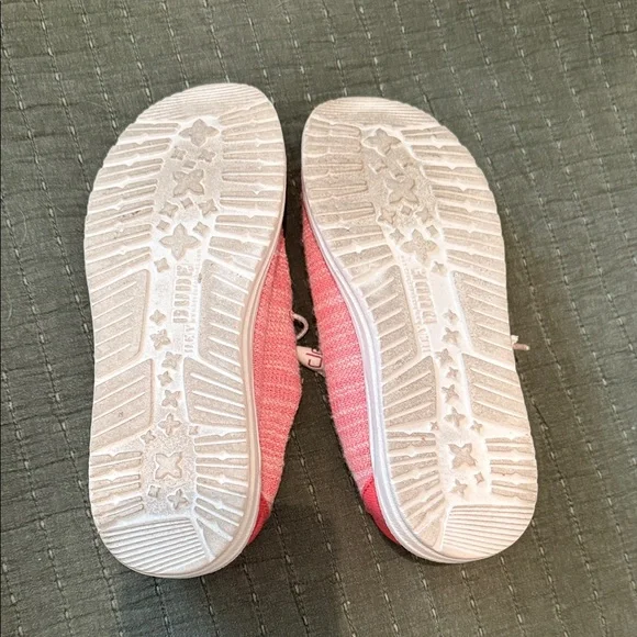 Hey Dude Coral Pink Slip-On Shoes - Picture 3 of 4